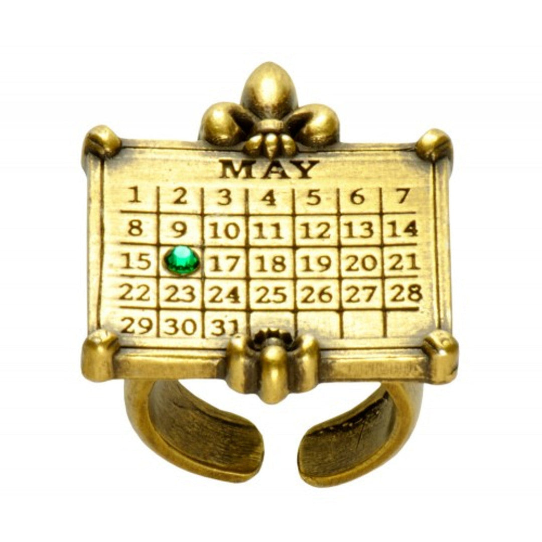 AGR60. "Your Special Day" Mini Calendar Charm Ring - Choices Books & Gifts