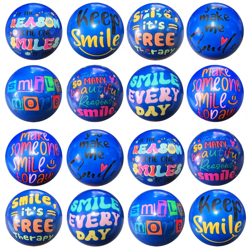 Stress Inspirational Sponge Balls – 2.48" Ball - Choices Books & Gifts