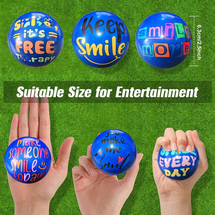 Stress Inspirational Sponge Balls – 2.48" Ball - Choices Books & Gifts