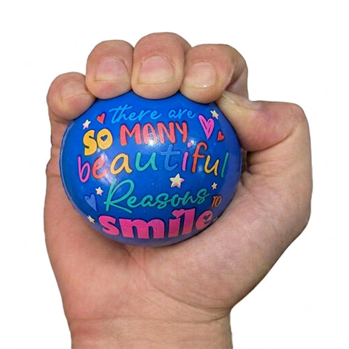 Stress Inspirational Sponge Balls – 2.48" Ball - Choices Books & Gifts