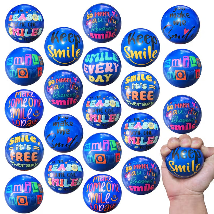 Stress Inspirational Sponge Balls – 2.48" Ball - Choices Books & Gifts
