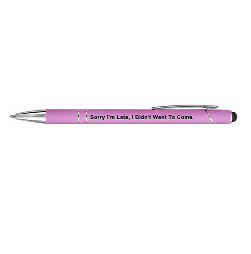 Funny Office Pen – Retractable Ballpoint Pen Set - Choices Books & Gifts