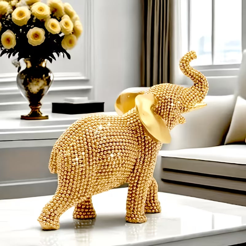 Elephant Shiny Mini Elephant - Gold - Choices Books & Gifts