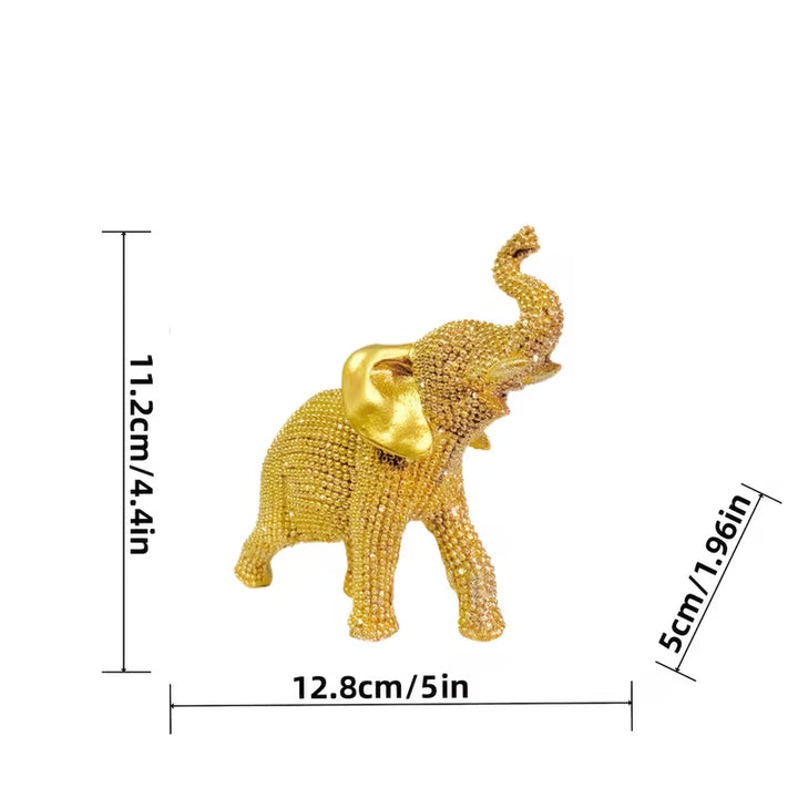 Elephant Shiny Mini Elephant - Gold - Choices Books & Gifts