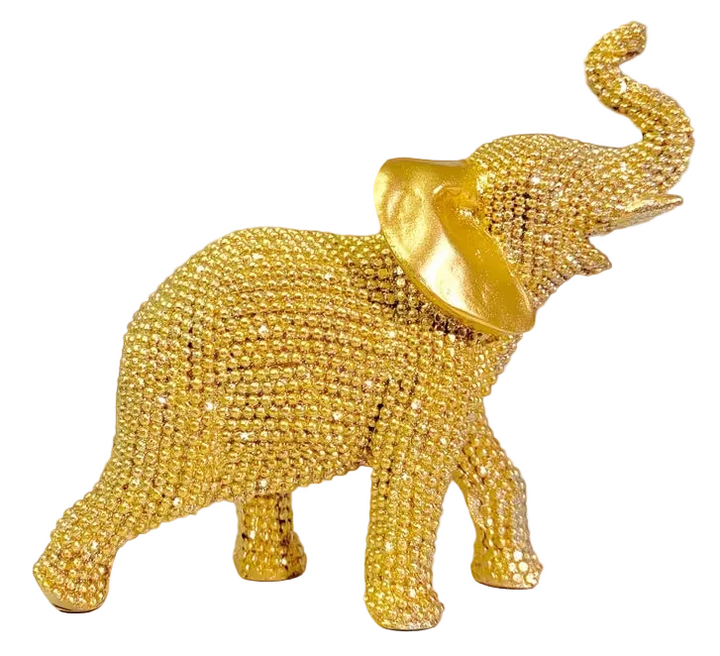 Elephant Shiny Mini Elephant - Gold - Choices Books & Gifts