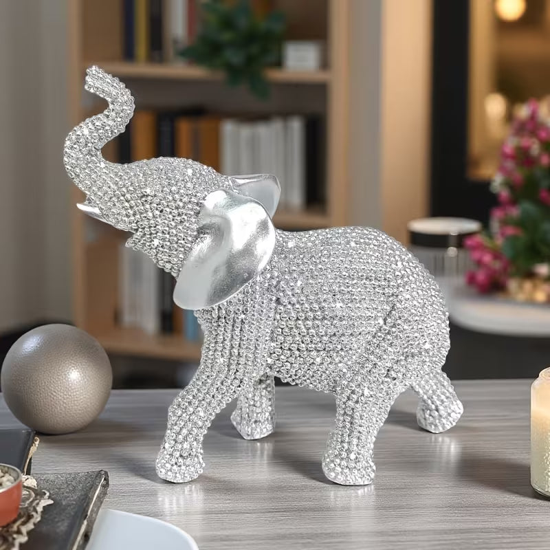 Elephant Shiny Mini Elephant - SILVER - Choices Books & Gifts