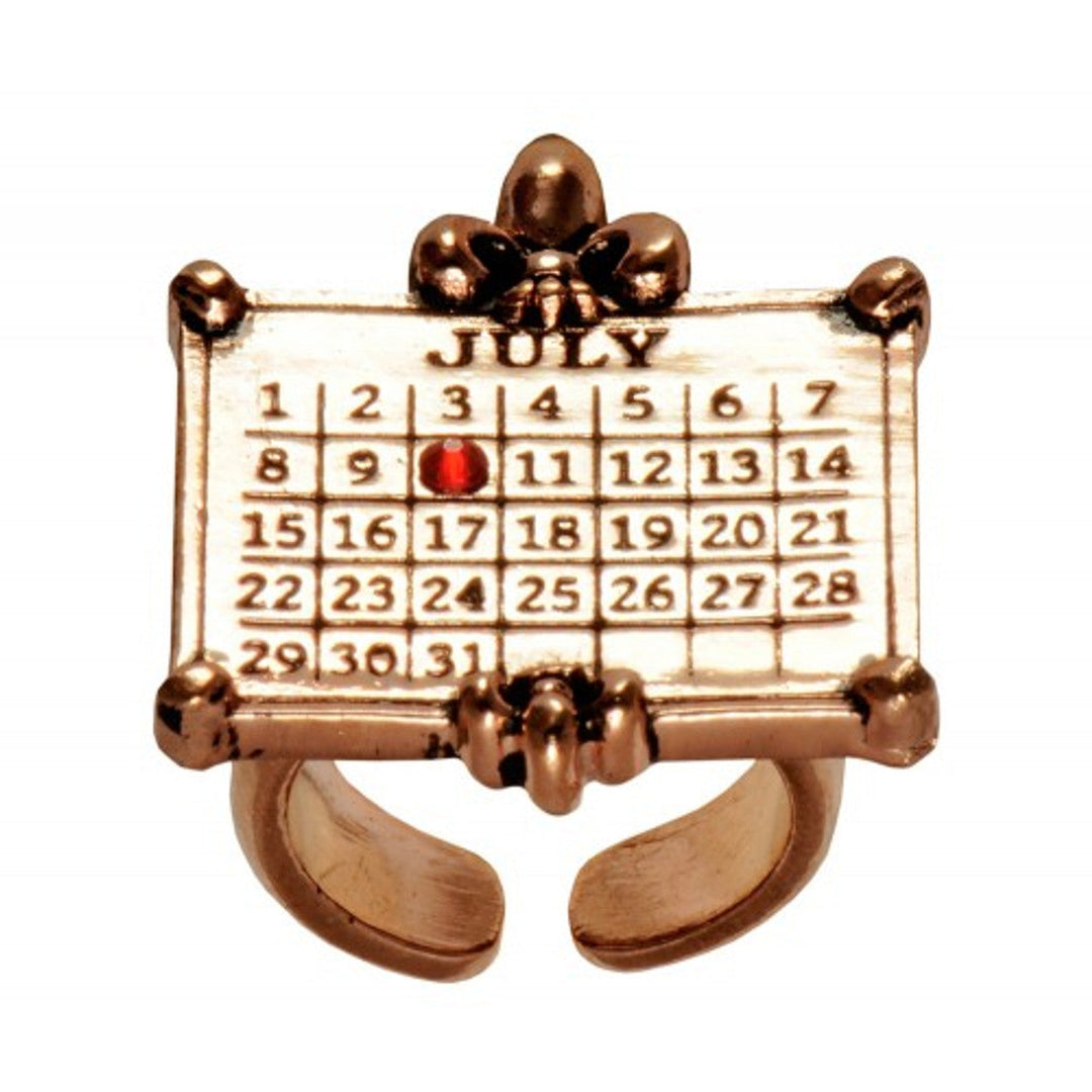AGR60. "Your Special Day" Mini Calendar Charm Ring - Premium Jewelry from Daniella Darren Park - Just $44.95! Shop now at Choices Books & Gifts