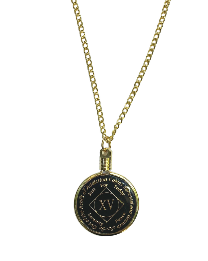 AG52. Medallion Holder Necklace: Gold, 24 or 30 inch. - Premium Jewelry from Choices - Just $10.95! Shop now at Choices Books & Gifts