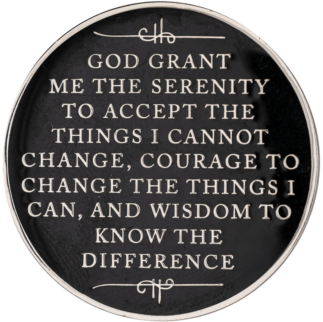 Grateful I'm Not Dead Coin with White - Recovery Medallion from Choices Books & Gifts