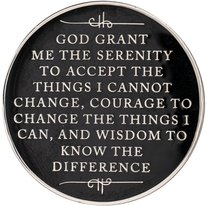 Grateful I'm Not Dead Coin with White - Recovery Medallion from Choices Books & Gifts