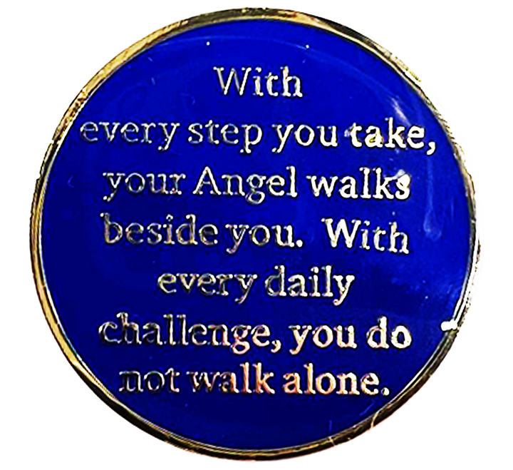 Guardian Angel Blue Coin - Recovery Medallion from Choices Books & Gifts