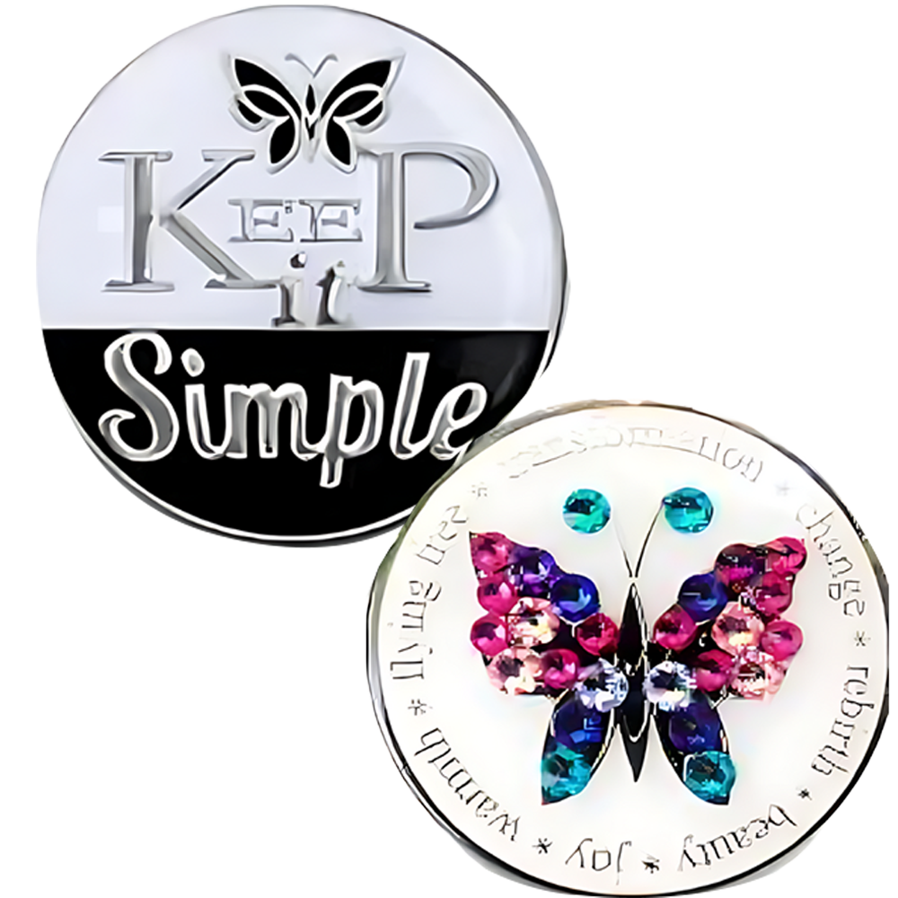 Keep It Simple Coin with Bling - Recovery Medallion from Choices Books & Gifts