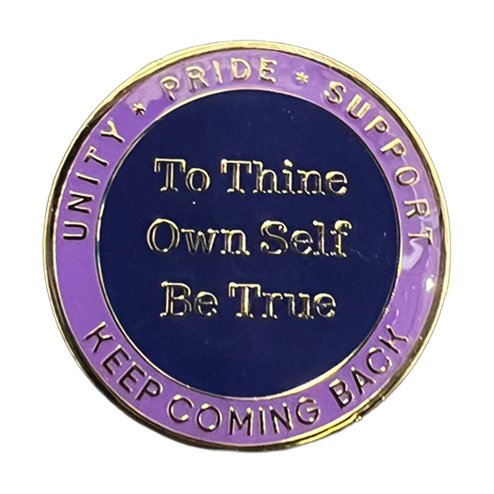 LGBT Coin V2 - Recovery Medallion from Choices Books & Gifts