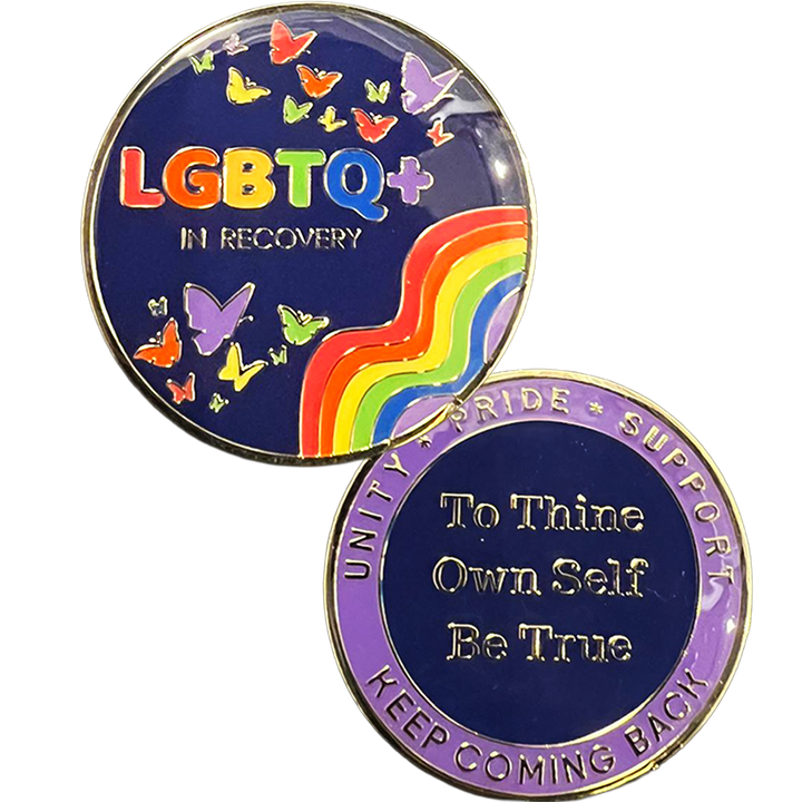 LGBT Coin V2 - Recovery Medallion from Choices Books & Gifts
