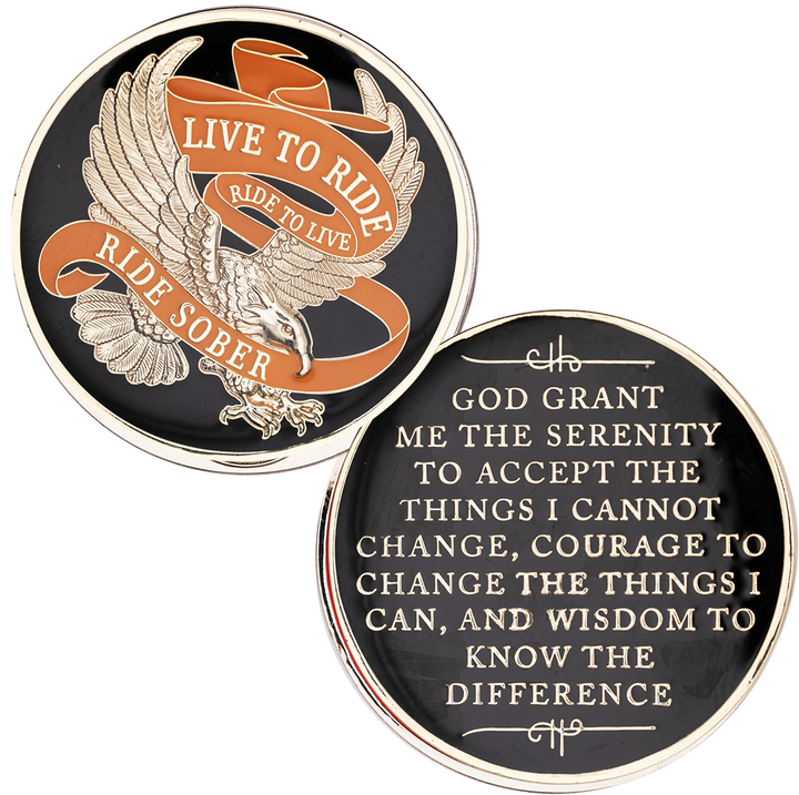 Live To Ride Medallion - Recovery Medallion from Choices Books & Gifts