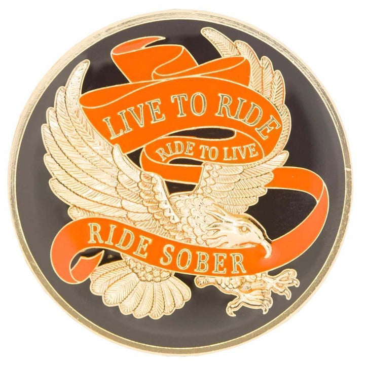 Live To Ride Medallion - Recovery Medallion from Choices Books & Gifts