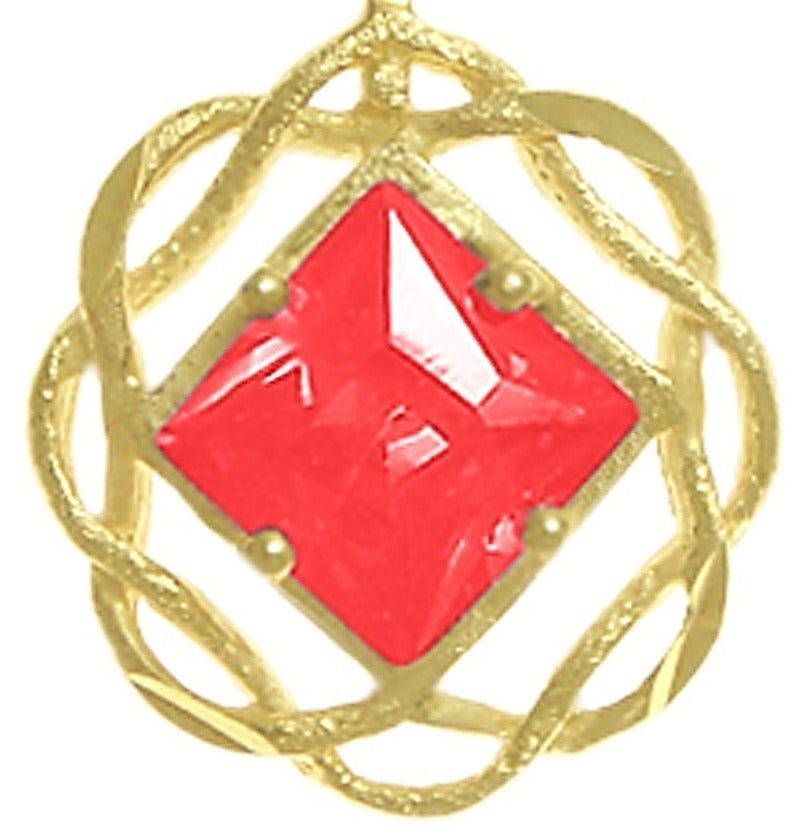 N02. NA Birthstone Pendant - 12 Different Colors, 14 kt Gold. - Premium Jewelry from 12 Step Gold by Jonathan Friedman - Just $254! Shop now at Choices Books & Gifts