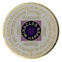#N10. NA Medallion White/Lavender (1-40) - Premium Medallions from Choices - Just $13.95! Shop now at Choices Books & Gifts