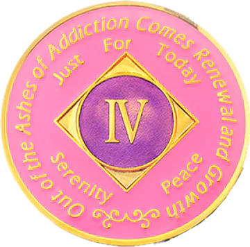 #N16. NA Medallion Pink Coin (1-40) - Premium Medallions from Choices - Just $13.95! Shop now at Choices Books & Gifts