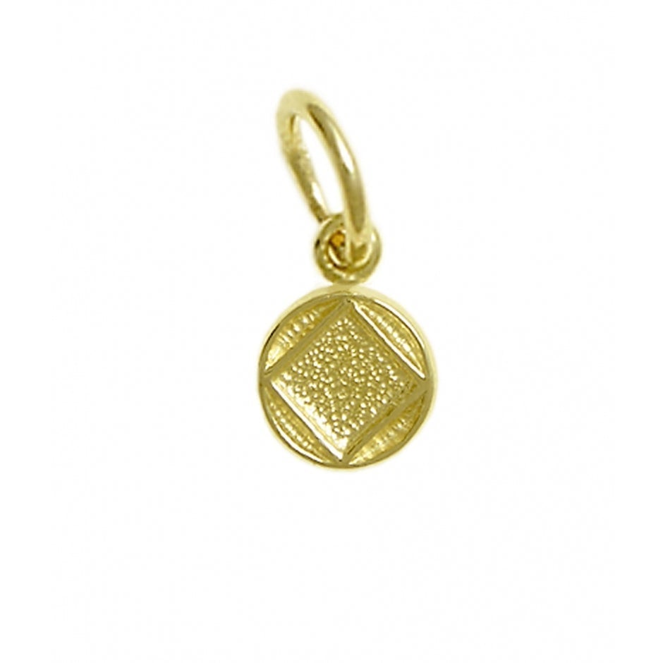 N25. NA Pendant, 14 kt Gold. - Premium Jewelry from 12 Step Gold by Jonathan Friedman - Just $60! Shop now at Choices Books & Gifts