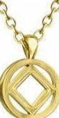 N37. NA Necklace.  Gold Plated. - Premium Jewelry from Recovery Accents - Just $12.95! Shop now at Choices Books & Gifts