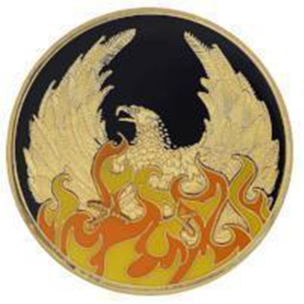 #N55. NA Out of Ashes Phoenix Medallion (1-45) - Premium Medallions from Choices - Just $13.95! Shop now at Choices Books & Gifts
