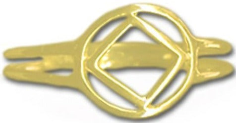 N61. NA Ring, 14kt Gold. - Premium Jewelry from 12 Step Gold by Jonathan Friedman - Just $199! Shop now at Choices Books & Gifts