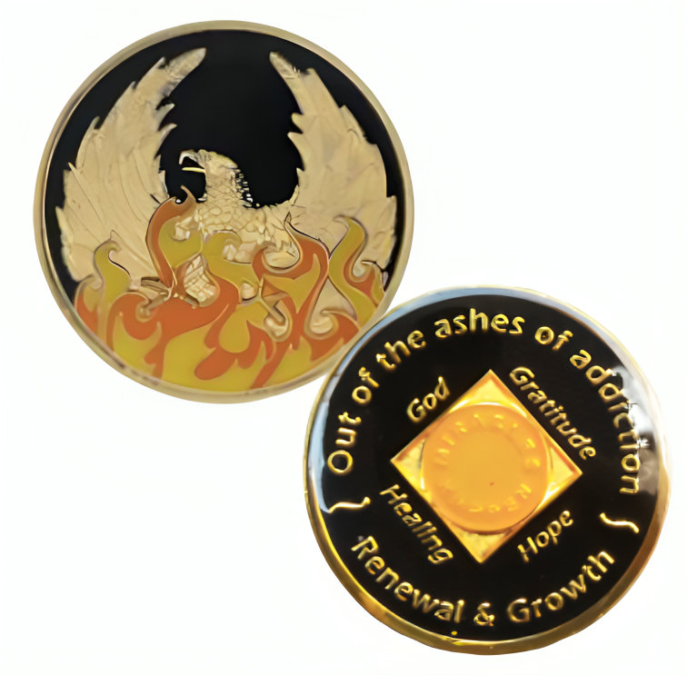 NA Ashes Coin - Recovery Medallion from Choices Books & Gifts
