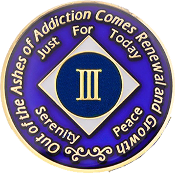 Blue NA Medallion - Recovery Medallion from Choices Books & Gifts