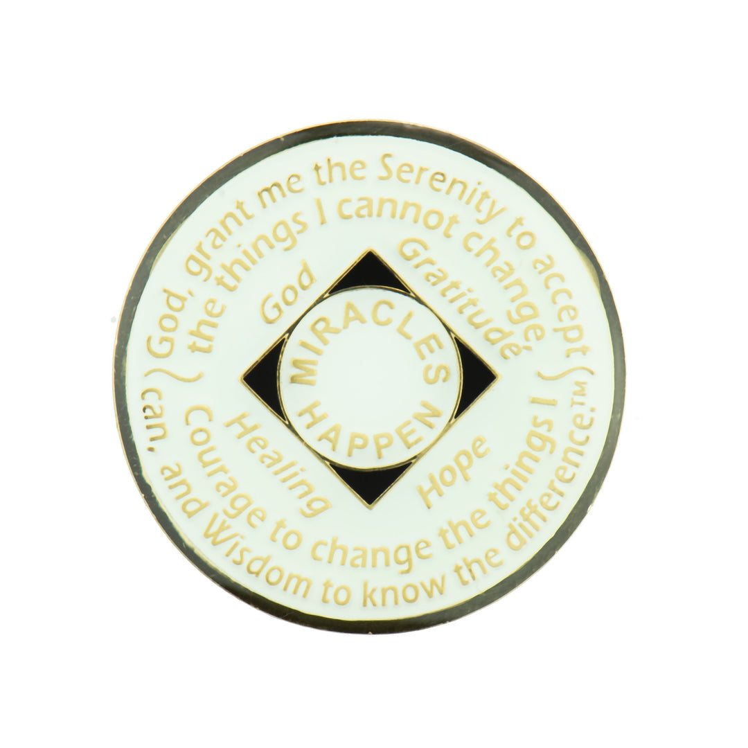 NA Glow with Pink Trans Coin - Recovery Medallion from Choices Books & Gifts