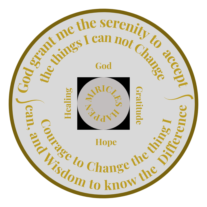 NA Coin, #N10.  Glow in the Dark NA Medallion (Yrs 1-45)