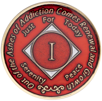 NA Coin, #N31. Red NA Medallion (Yrs 1-45)