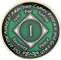 NA Coin, #N51.  Green Silver NA Medallion (1-40)