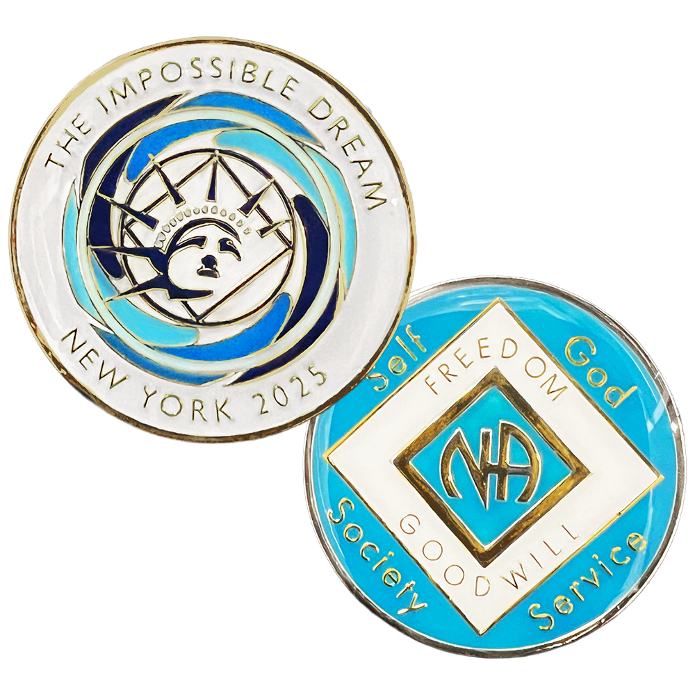 NA New York Coin, The Impossible Dream Coin - Recovery Medallion from Choices Books & Gifts