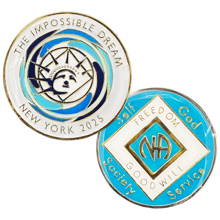 NA New York Coin, The Impossible Dream Coin - Recovery Medallion from Choices Books & Gifts