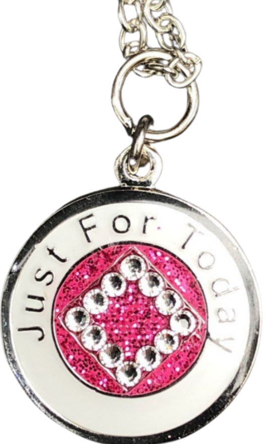 NS69. NA Mini Medallion Rhinestone Necklace. - Premium Jewelry from Choices - Just $21.95! Shop now at Choices Books & Gifts