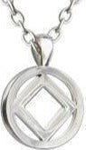 NS69a. NA Polished Silver Necklace. - Premium Jewelry from Recovery Accents - Just $12.95! Shop now at Choices Books & Gifts