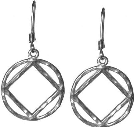 NSE03. NA Earrings, Sterling Silver. - Premium Jewelry from 12 Step Gold by Jonathan Friedman - Just $32! Shop now at Choices Books & Gifts
