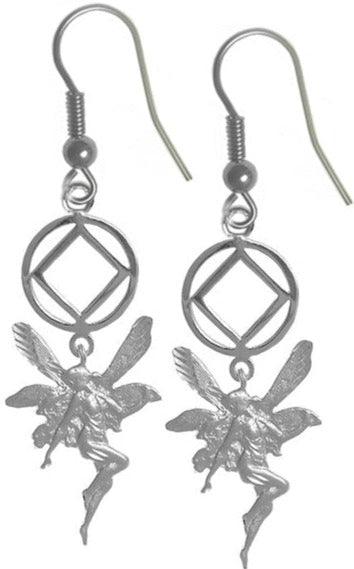 NSE22. NA Symbol with a Magical Fairy. Sterling Silver. - Premium Jewelry from 12 Step Gold by Jonathan Friedman - Just $50! Shop now at Choices Books & Gifts
