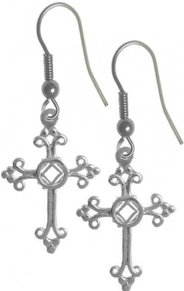 NSE2316. NA Symbol. Sterling Silver. - Premium Jewelry from 12 Step Gold by Jonathan Friedman - Just $22.50! Shop now at Choices Books & Gifts