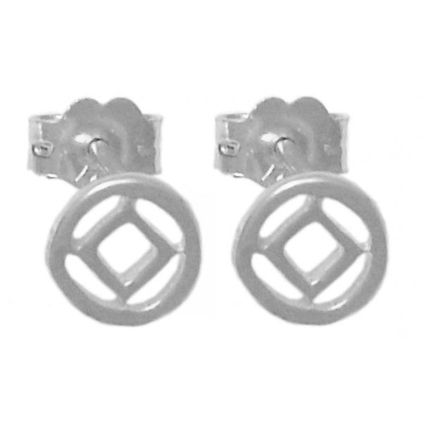 NSE33c. NA Earrings, V3, Sterling Silver. - Premium Jewelry from 12 Step Gold by Jonathan Friedman - Just $15! Shop now at Choices Books & Gifts
