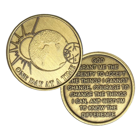 One Day at a Time World, Bronze Coin - Recovery Medallion from Choices Books & Gifts