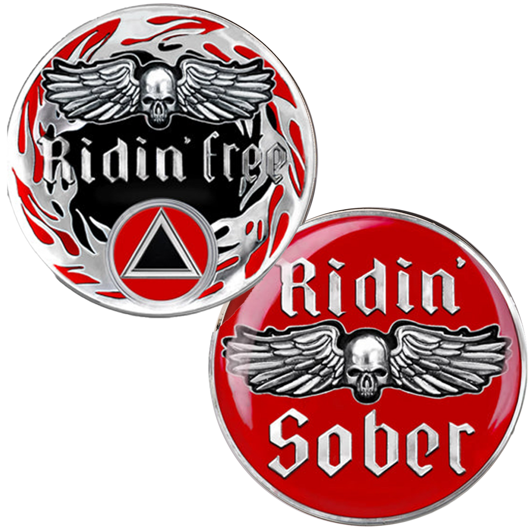 Ridin' Free NA Coin - Recovery Medallion from Choices Books & Gifts