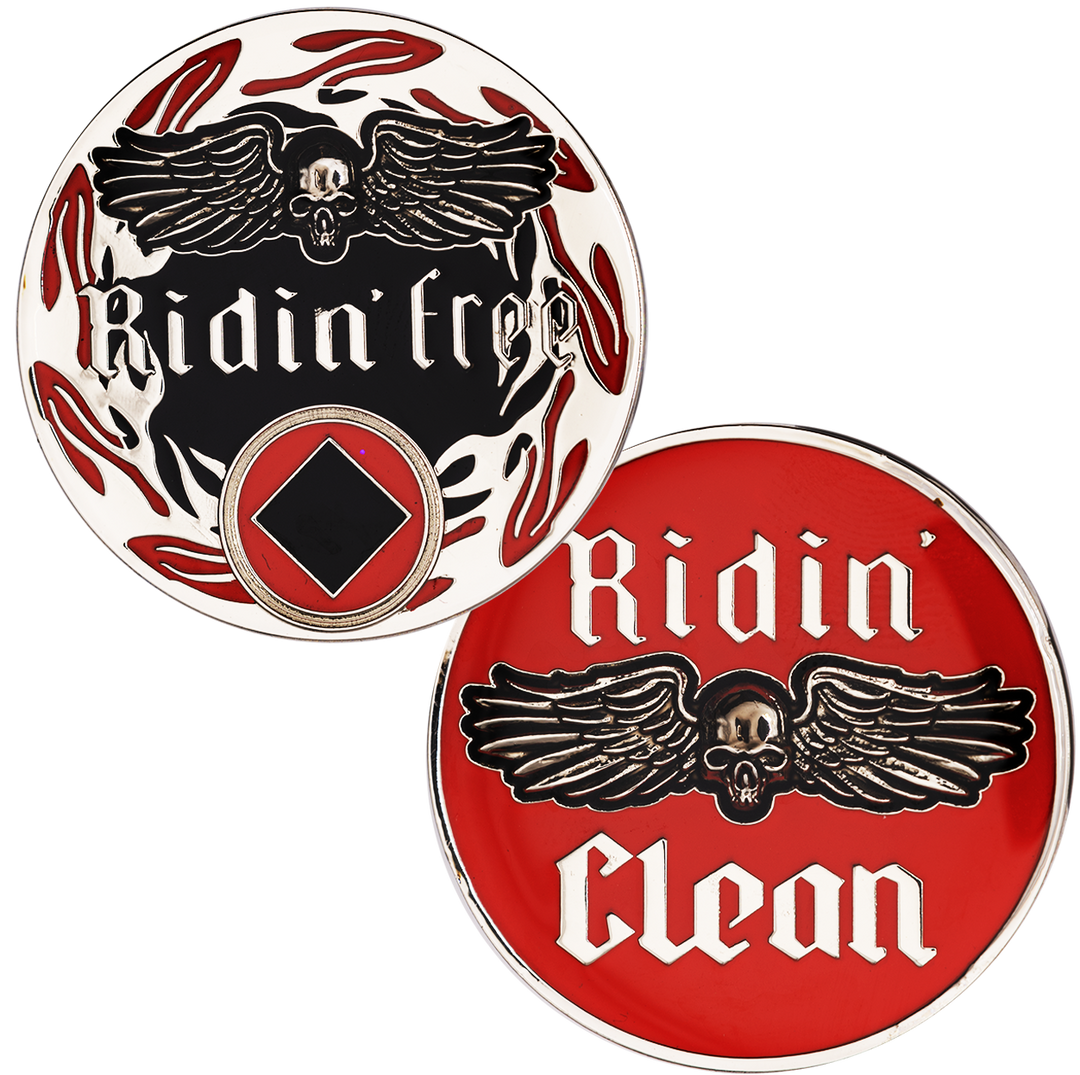 Ridin' Free NA Coin - Recovery Medallion from Choices Books & Gifts
