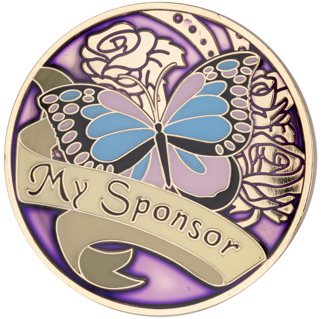 Sponsor Butterfly Recovery Coin - Recovery Medallion from Choices Books & Gifts