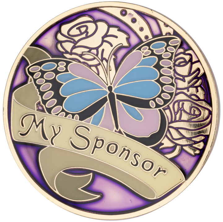 Sponsor Butterfly Recovery Coin - Recovery Medallion from Choices Books & Gifts