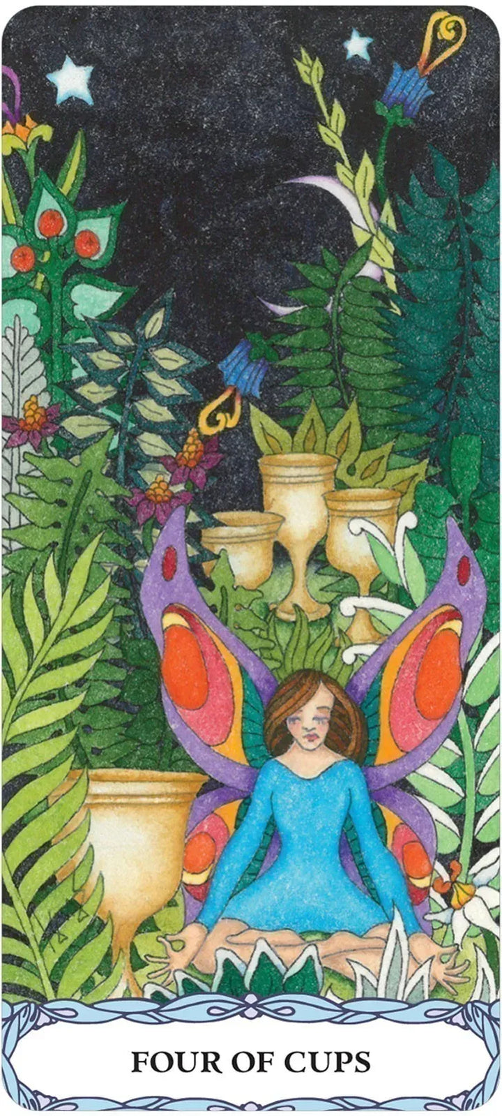 Tarot: Tarot of a Moon Garden Borderless Deck & Book Set