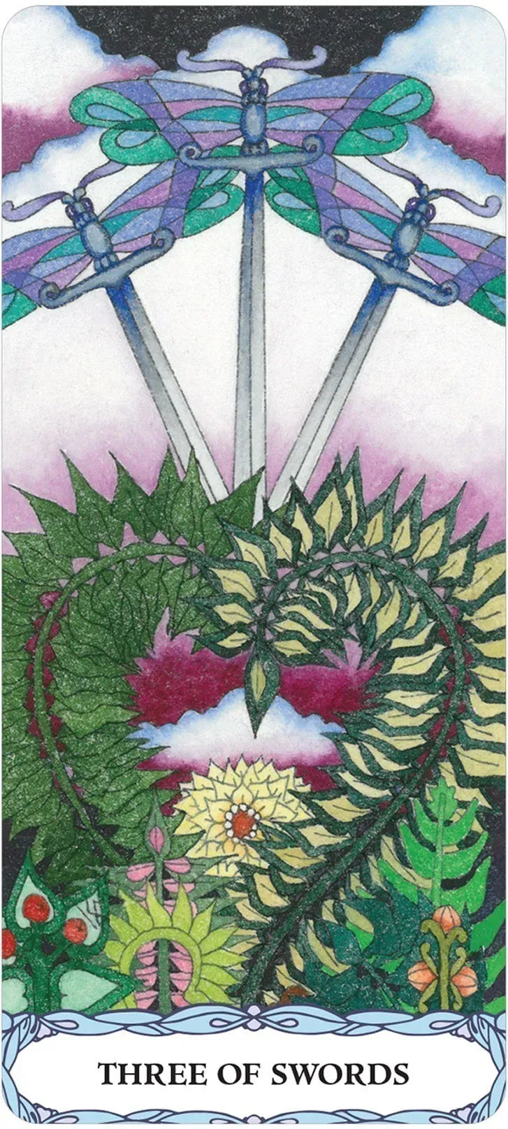 Tarot: Tarot of a Moon Garden Borderless Deck & Book Set