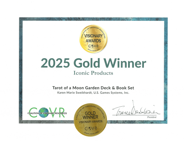 Tarot: Tarot of a Moon Garden Borderless Deck & Book Set