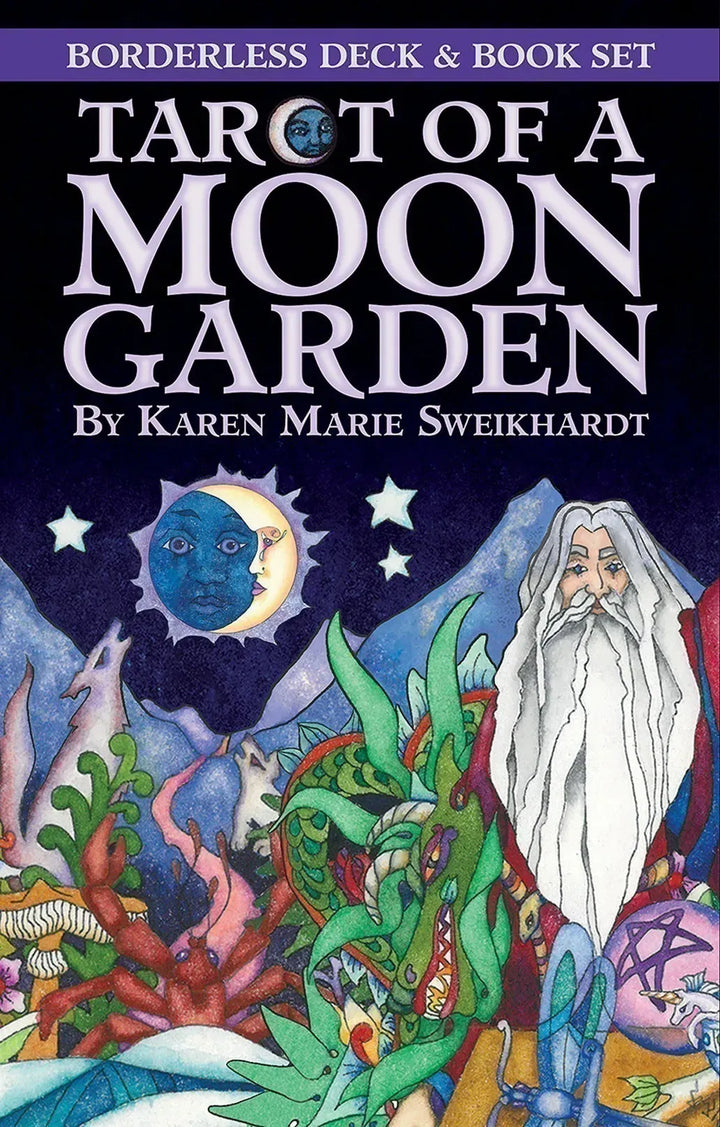 Tarot: Tarot of a Moon Garden Borderless Deck & Book Set